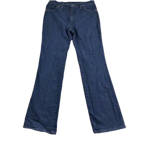 Vintage Wrangler Jeans Men's 36x32 Blue 947STR Regular Fit Cowboy‎ Ranch Western - Picture 1 of 11